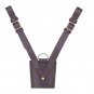 32 Waist Size Sam Browne Genuine Leather belt - Shoulder Strap with Sword Frog for Belt