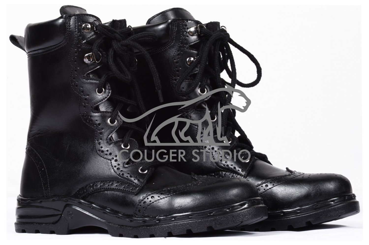 Scottish Kilt Ghillie Brogue Long Shoes - 100% Genuine Leather Boots - Size 12