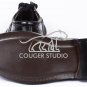 Scottish Black Ghillie Brogue KILT Boots - 100% Genuine Leather KILT Shoes Size 10