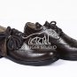Scottish Brown Ghillie Brogue KILT Boots - 100% Genuine Leather KILT Shoes Size 7