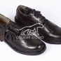 Scottish Brown Ghillie Brogue KILT Boots - 100% Genuine Leather KILT Shoes Size 10