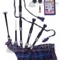 Scottish Great Highland Bagpipes Rosewood Silver mounts Pride of Scotland Bagpipe