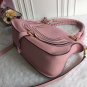 Pink Genuine Leather Classic Marcie Medium Satchel Bag Medium Marcie Satchel Tote Handbag