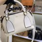 White Small Daria Bag Women's Sweet 100% Calf-skin Leather Handbag Satchel Small Daria Shoulder Bag