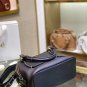 Black Small Daria Bag Women's Sweet 100% Calf-skin Leather Handbag Satchel Small Daria Shoulder Bag
