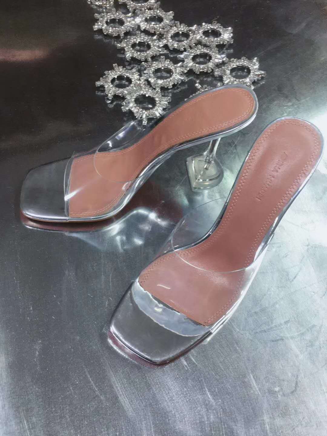 amina muaddi butterfly clear
