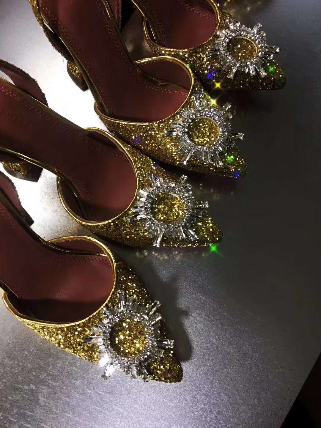 satin amina muaddi shoes