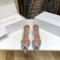 Amina Muaddi Begum Pvc Slingback Pumps Fashion Women Amina Muaddi Shoes