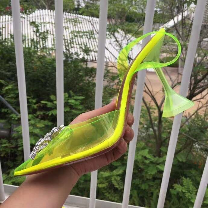 amina muaddi shoes with bow