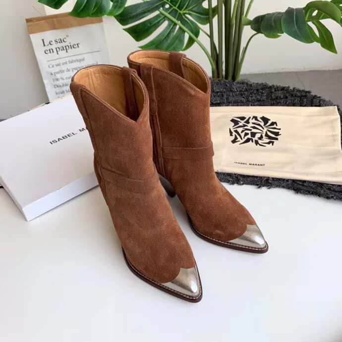 isabel marant demar western ankle boots