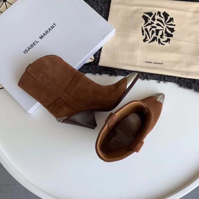 isabel marant demar western ankle boots