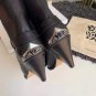 Isabel Marant Boots Black Lamsy Runway Show Steel-toe Metal Ornament Catwalk Isabel Marant Shoes