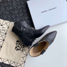 Isabel Marant Dewina Genuine Leather Ankle Boots Black Isabel Marant Cowboy Style Boots Shoes