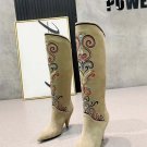 Woman Shoes Genuine Leather Suede Isabel Marant Boots Western Isabel Marant Denvee Tall Knee Boots