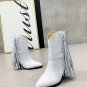 Woman Shoes White Isabel Marant Tassel Fringe Boots Western Fashion Isabel Marant Ankle Boots