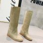 Woman Shoes Suede Isabel Marant Chess Leather Boots Western Cowboy Isabel Marant Knee Riding Boots