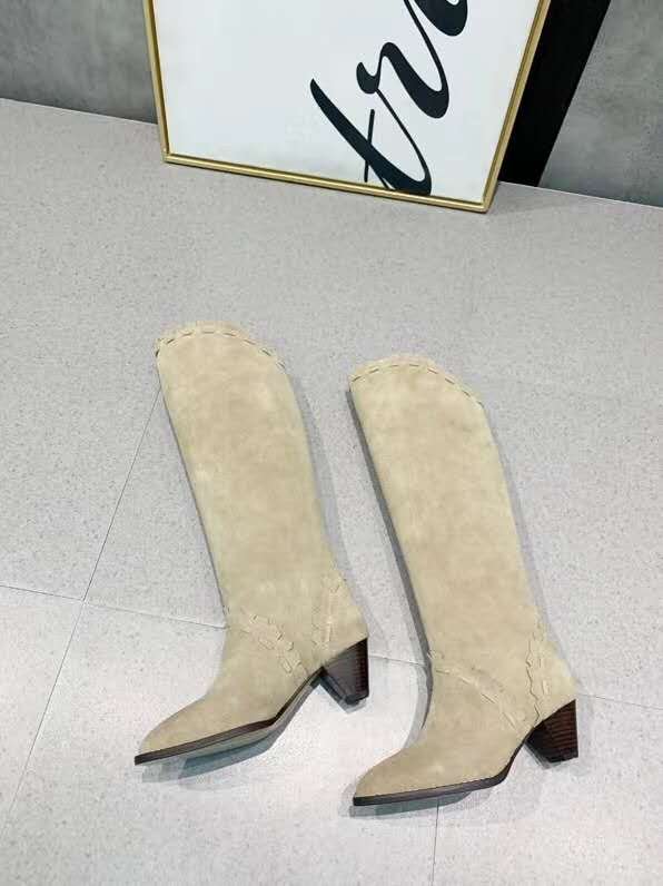 isabel marant calf high boots