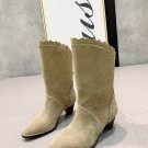 Woman Shoes Isabel Marant Boots Genuine Suede Leather Isabel Marant Sezari Low Boots