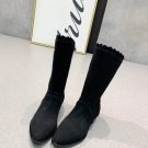 Woman Shoes Isabel Marant Boots Black Suede Leather Isabel Marant Sezari Low-heel Boots