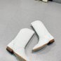 Woman Shoes Isabel Marant Boots White Suede Leather Isabel Marant Sezari Low-heel Boots
