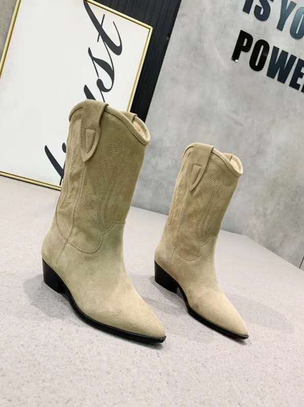 isabel marant duerto embroidered leather boots