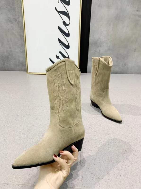 isabel marant duerto embroidered leather boots