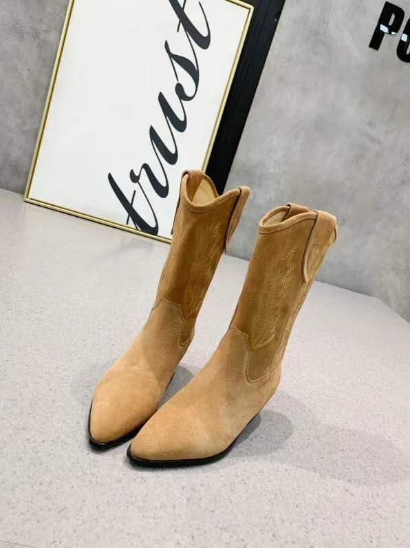 isabel marant duerto embroidered leather boots