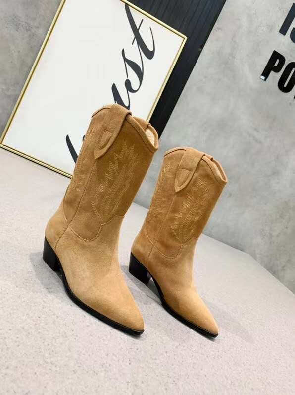 isabel marant duerto embroidered leather boots