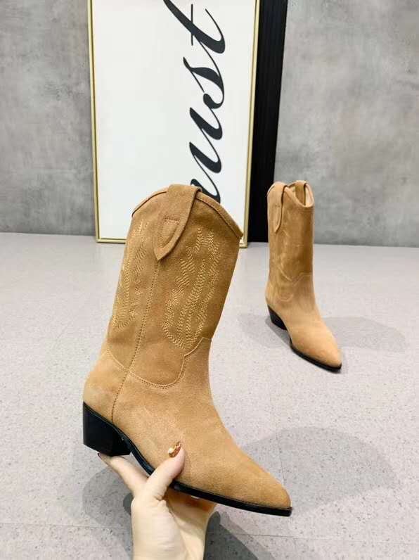 isabel marant duerto embroidered leather boots
