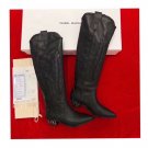 Woman Shoes Isabel Marant Boots Leather Isabel Marant Denzy Embroidered Suede Knee Boots