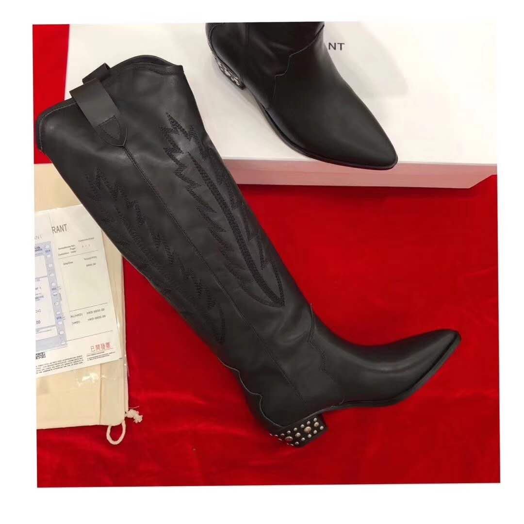 isabel marant denzy boots black