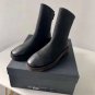 Woman Shoes Genuine Leather Handmade Black Marsell Boots