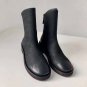 Woman Shoes Genuine Leather Handmade Black Marsell Boots