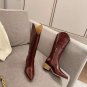 Woman Shoes Genuine Leather Isabel Marant Boots Side Zip Red Boots