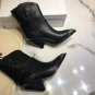 Woman Shoes Black Genuine Leather Isabel Marant Lamsy Heeled Boots