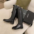 Woman Shoes Black Ann Demeulemeester Boots Knee Length Riding Long Boots