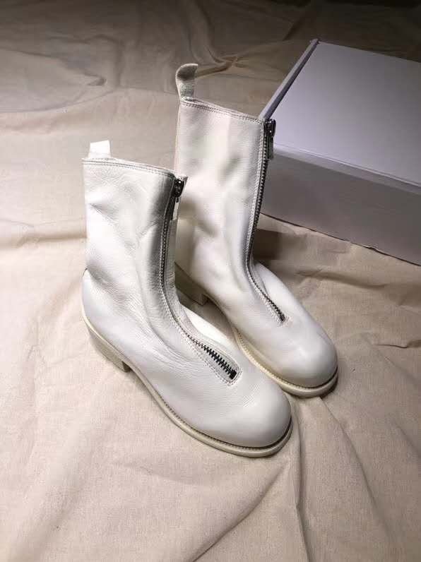 guidi white boots
