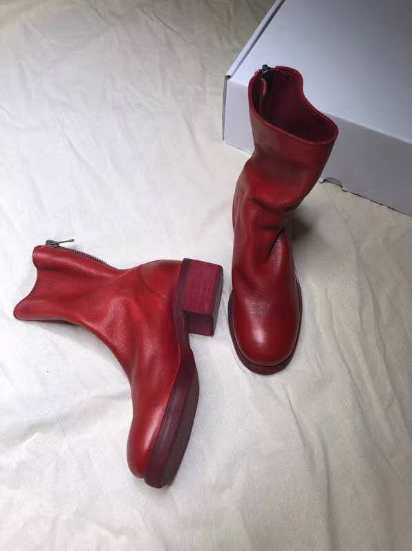 red guidi boots