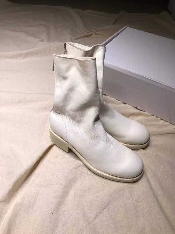 guidi white boots