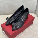 Woman Shoes Black Salvatore Ferragamo Viva Ballet Flat Salvatore Ferragamo Viva Ballerina Shoes