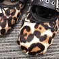 Woman Shoes Miumiu Leopard Silk Ballerinas Flats Belts Belted Miu Miu Horse Hair Ballerina Shoes