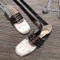 Woman Shoes White Miu Miu Buckle Ballet Flats Miu Miu Belted Ballerina Shoes
