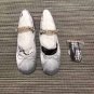 Woman Shoes Miu Miu Crystal Embellished Leather Ballerina Flat Shoes