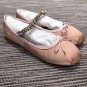 Woman Shoes Miu Miu Crystal Embellished Leather Ballerina Flat Pink Shoes