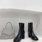 Woman Shoes Maison Margiela Calfskin Tabi Boots Split-toe Tabi Fashion Show Black Shoes