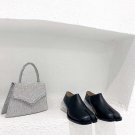 Woman Shoes Maison Margiela Black Airbag Tabi Loafers Cleft Square Toe Transparent Heel Tabi Shoes