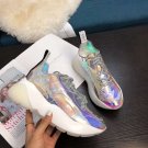 Woman Shoes Stella Mccartney Eclypse Sneakers Metallic Fashion Leather Shoes