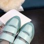 Woman Shoes Stella Mccartney Eclypse Sneakers Green Fashion Show Leather Shoes