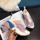 Woman Shoes Stella Mccartney Sneakers Fashion Show Purple Eclypse Chunky Lace-up Sneakers