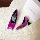 Woman Shoes Paula Canovas Del Vas Pumps Silk Satin Csm Diablo Heeled Pumps Fashion Shoes
